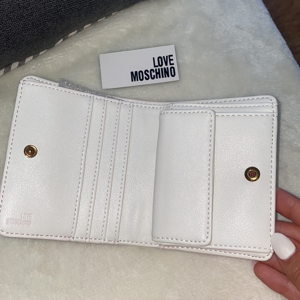 Moschino Off-white Small Wallet - Picture 3 of 4